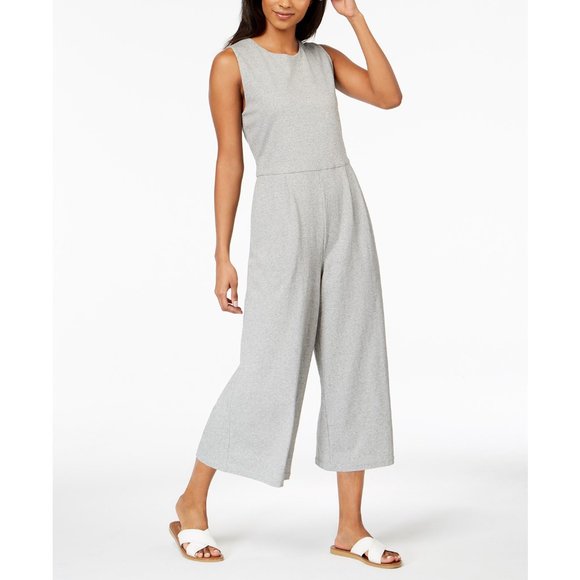 Eileen Fisher Pants - Eileen Fisher Organic Cotton Cropped Jumpsuit Larg